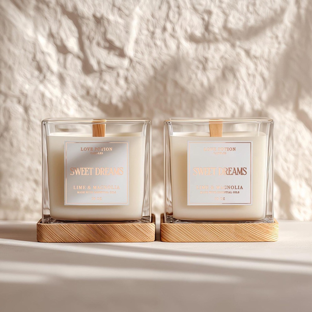 Custom 50pcs Candle Labels Vin - огляд і ціна Personalised Candle Label
