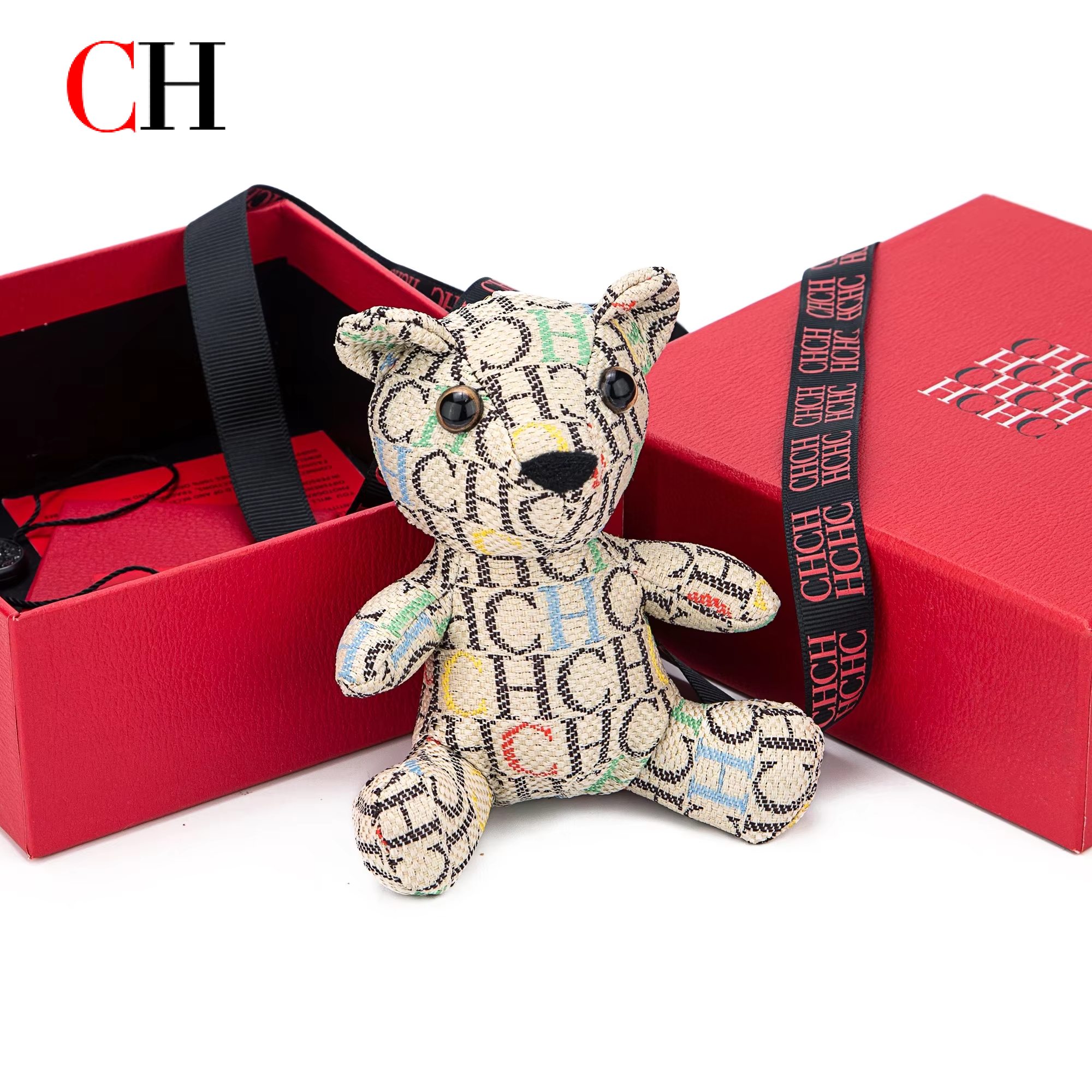 CH Bear Plush Keychain Monogra - огляд і ціна Monogram Keychain Leather