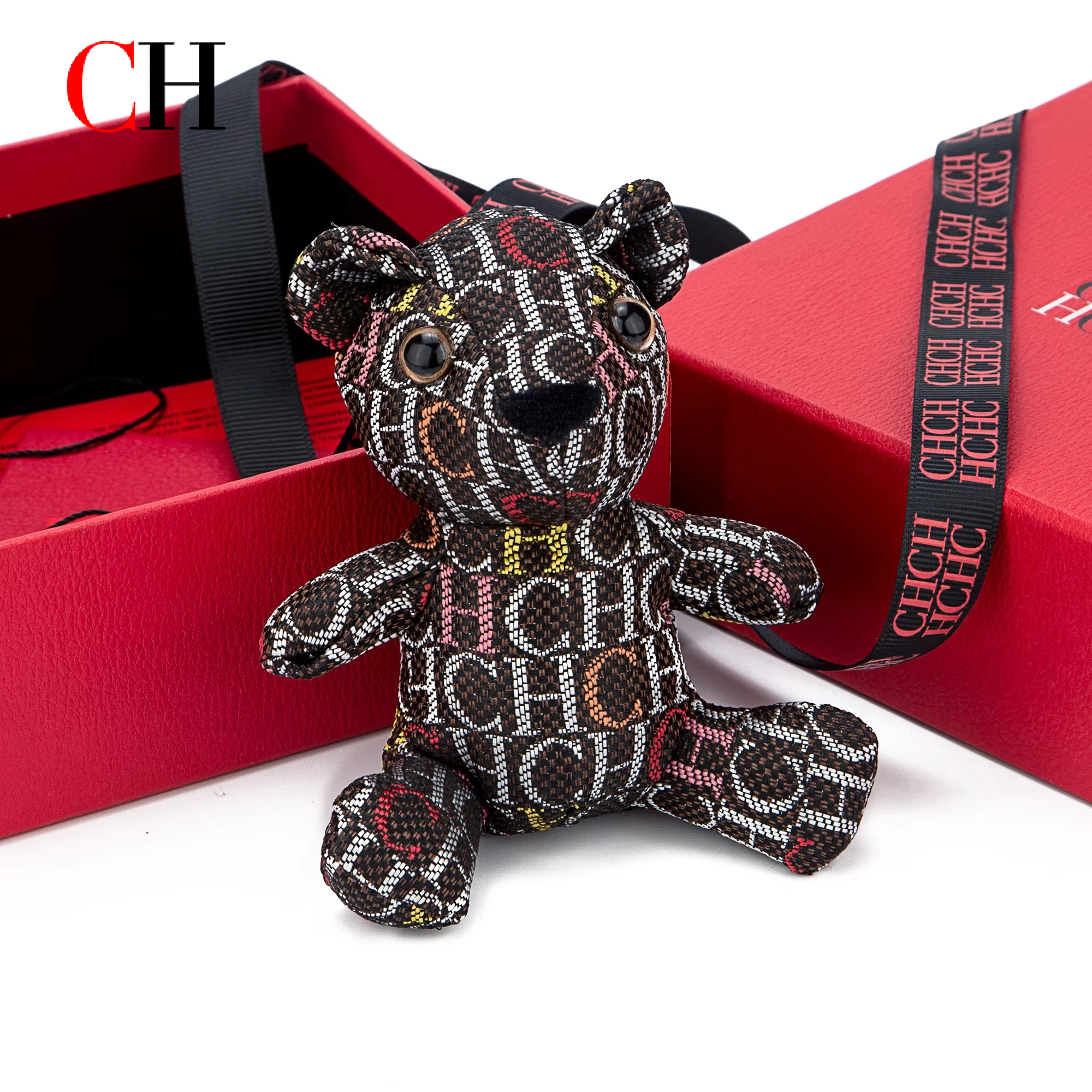 CH Bear Plush Keychain Monogra - огляд і ціна Monogram Keychain Leather