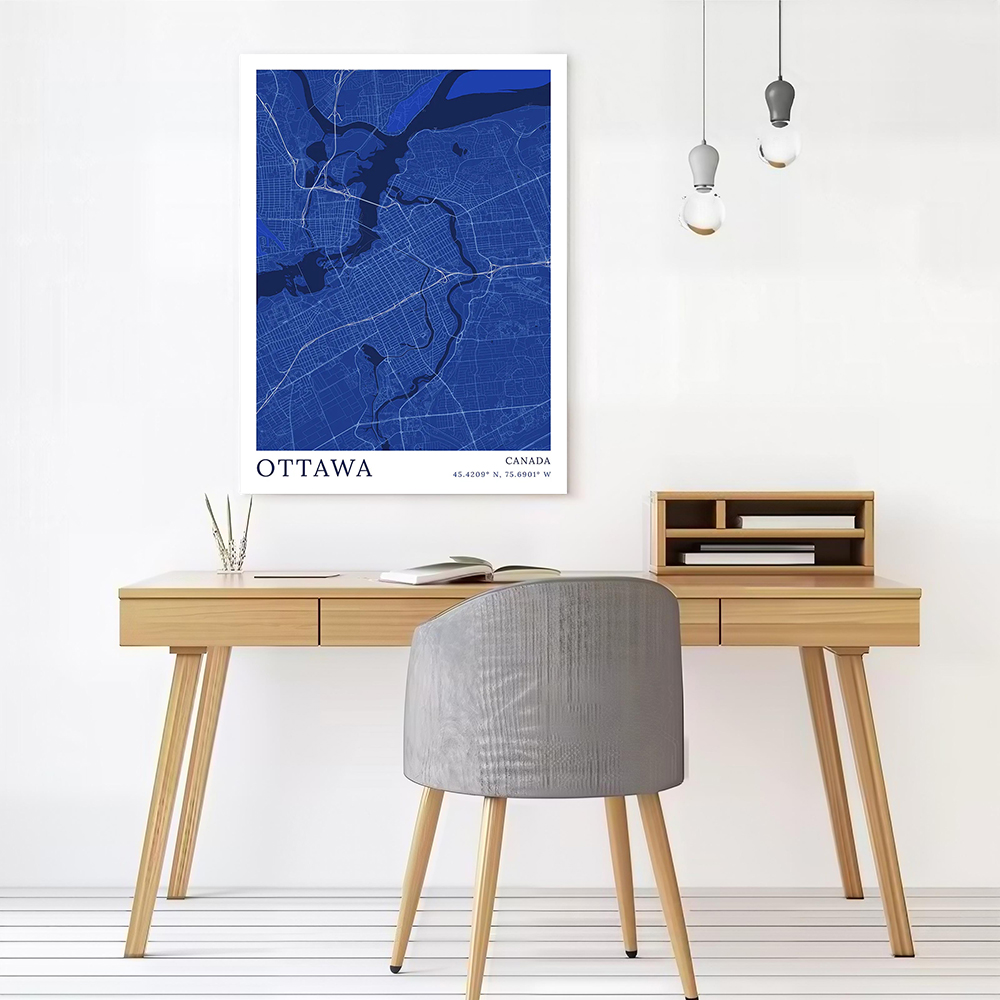 Ottawa City Map Printed Canvas - огляд і ціна Custom Map Poster