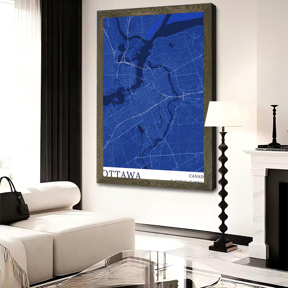 Ottawa City Map Printed Canvas - огляд і ціна Custom Map Poster