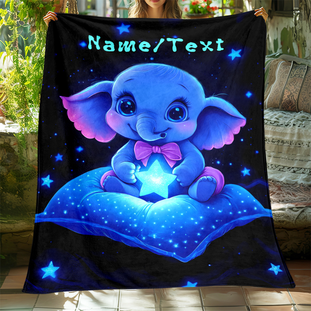 Personalized Cute Blue Elephan - огляд і ціна Custom Night Sky