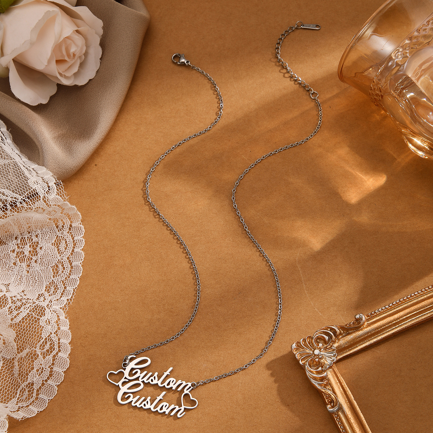 1pc Stainless Steel Customized - огляд і ціна Name Necklace Custom