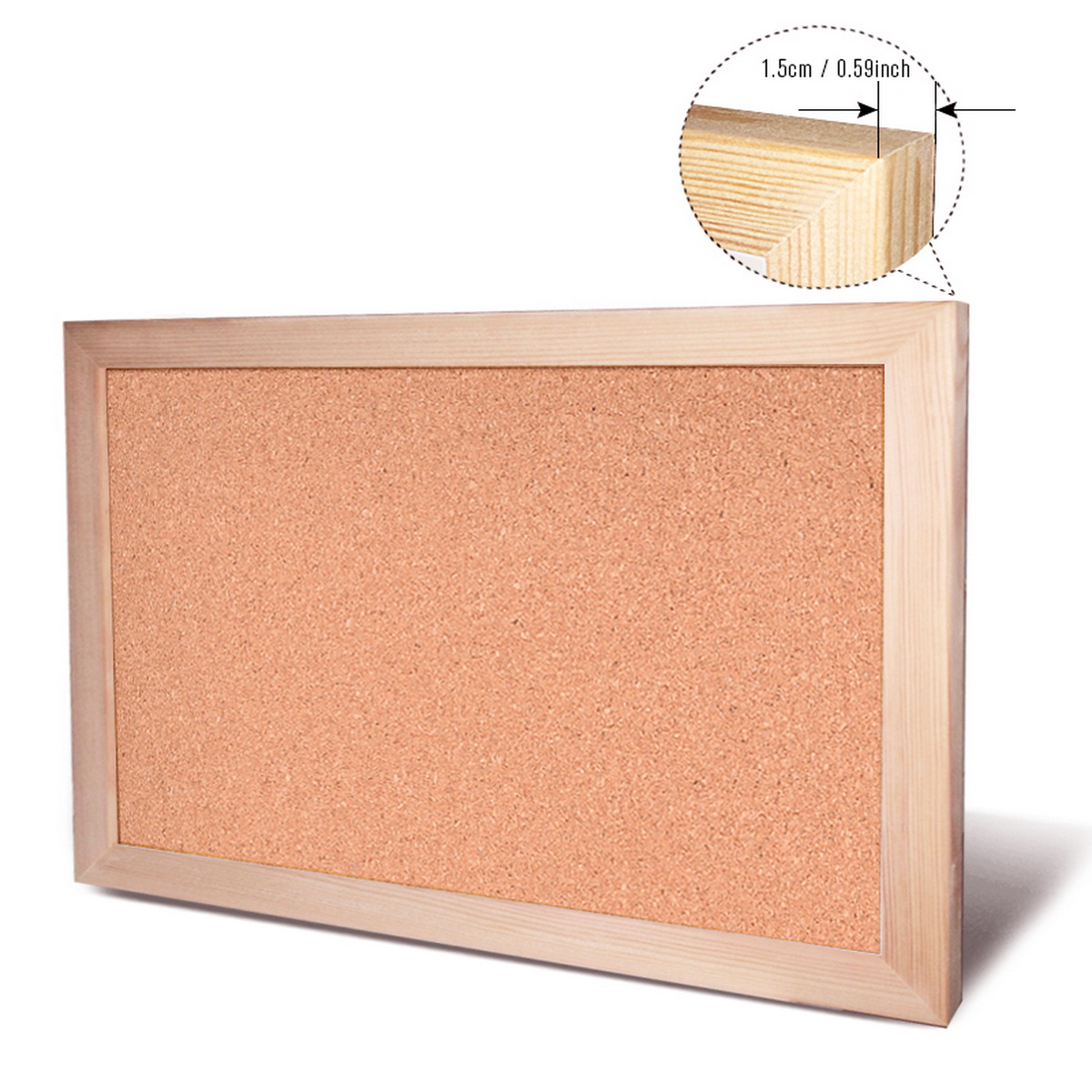 Vintage Pine Wood Frame Cork B - огляд і ціна Engraved Wood Frame