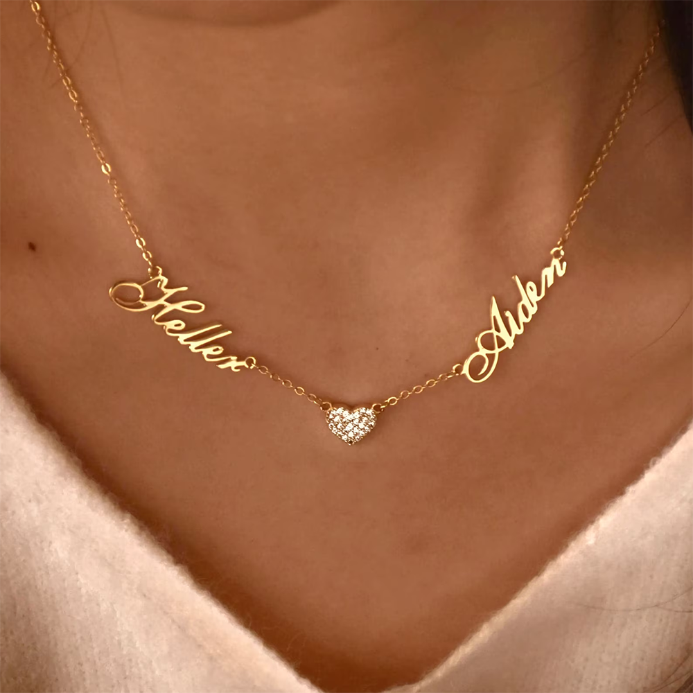 Custom Two Name Necklace For W - огляд і ціна Name Necklace Custom