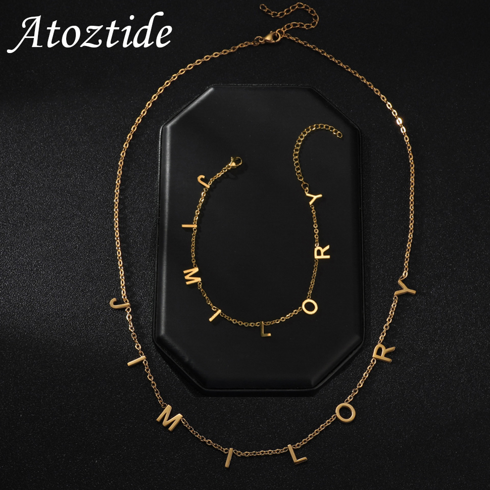Atoztide Personalized Custom N - огляд і ціна Personalized Name Box