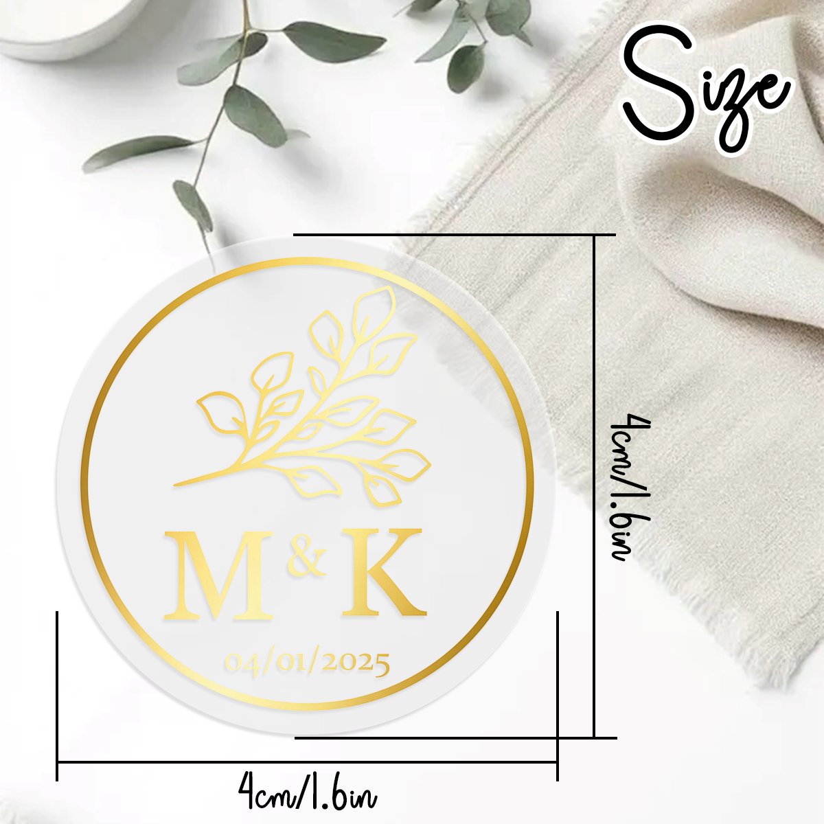 30/60/120/240pcs Custom Text R - огляд і ціна Personalised Candle Label