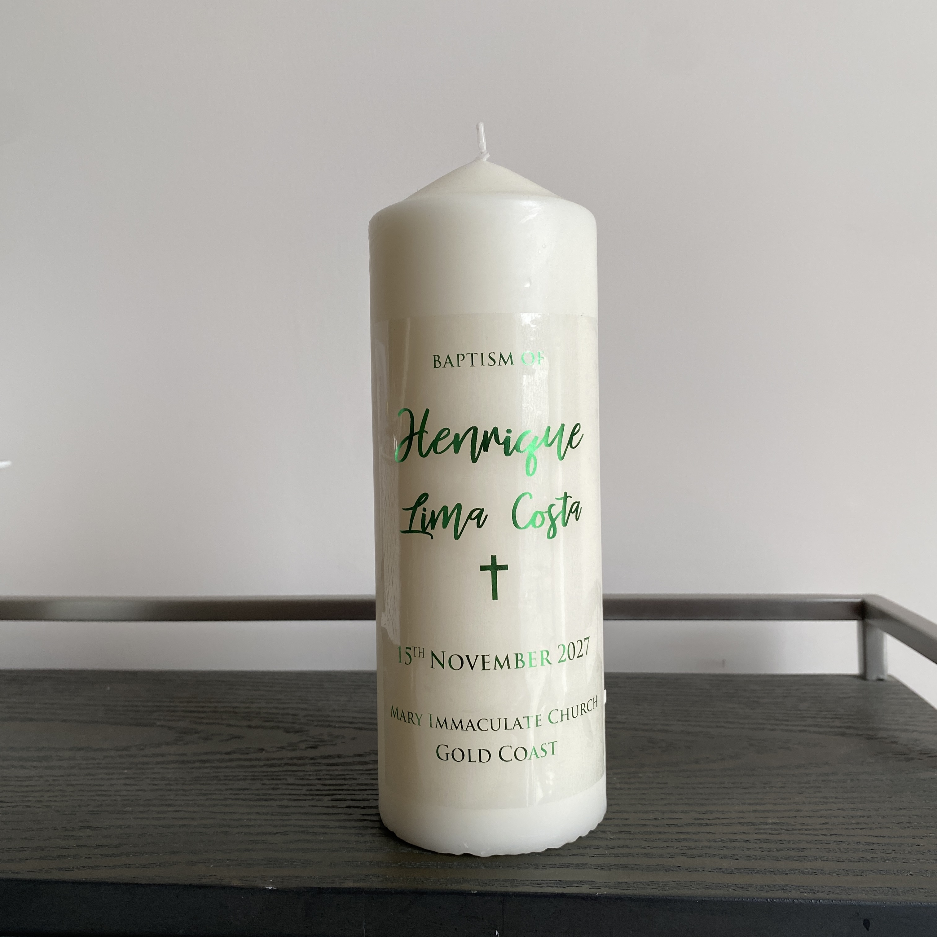 1 Personalized Wedding Candle  - огляд і ціна Personalised Candle Label
