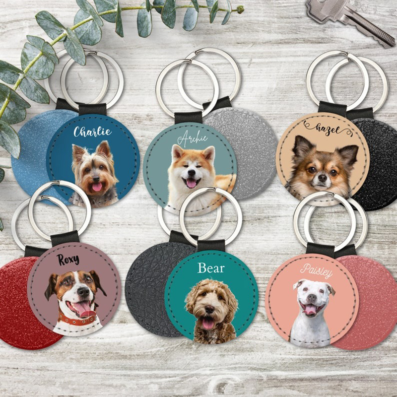 Custom Pet Photo Keychain Pers - огляд і ціна Pet Portrait Custom