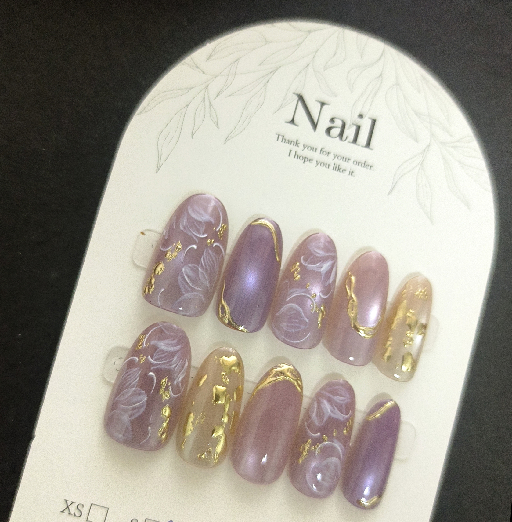 10pcs Handmade Press On Nails  - огляд і ціна Pressed Flower Art
