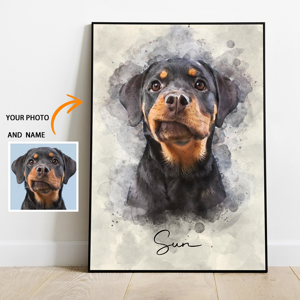 Personalized Pet Portraits Pho - огляд і ціна Pet Portrait Custom