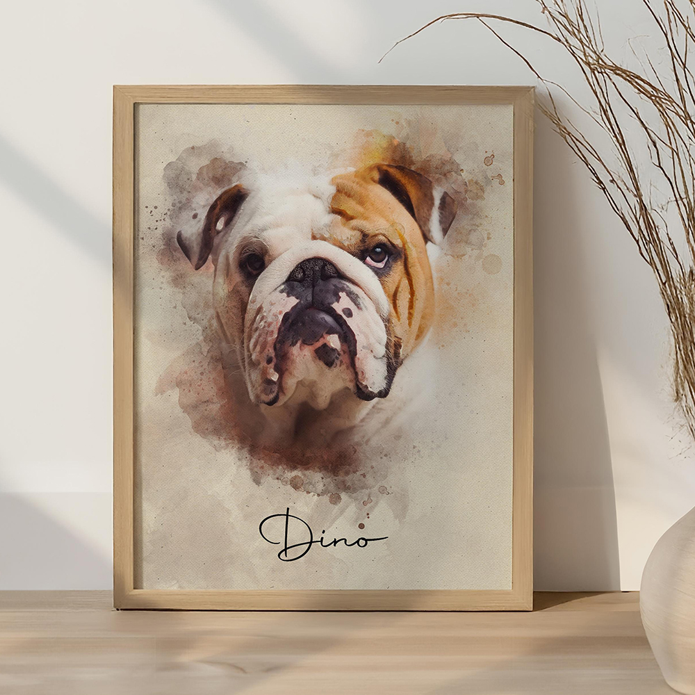 Personalized Pet Portraits Pho - огляд і ціна Pet Portrait Custom