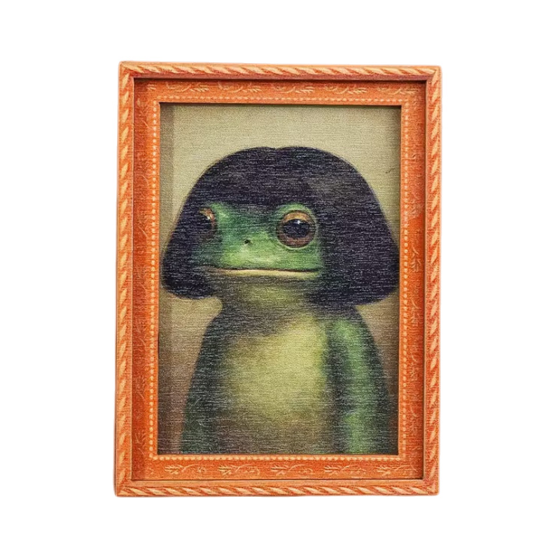 Funny and quirky printed refri - огляд і ціна Engraved Wood Frame