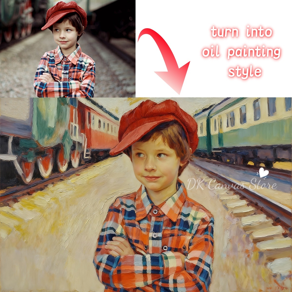 Personalized Custom Oil Painti - огляд і ціна Pet Portrait Custom
