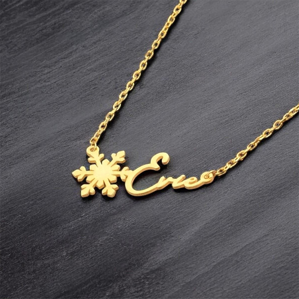 Custom Simple Name Necklace St - огляд і ціна Birth Flower Necklace