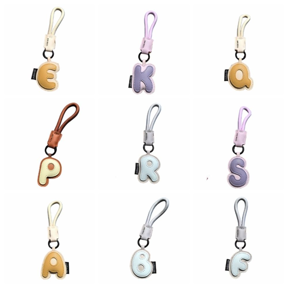 Sweet 26 Letter Keychain PU Le - огляд і ціна Monogram Keychain Leather