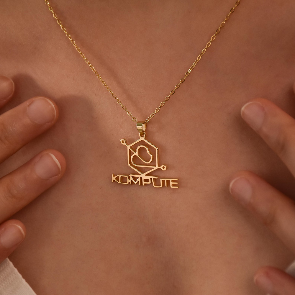 Custom Company Logo Necklace P - огляд і ціна Name Necklace Custom
