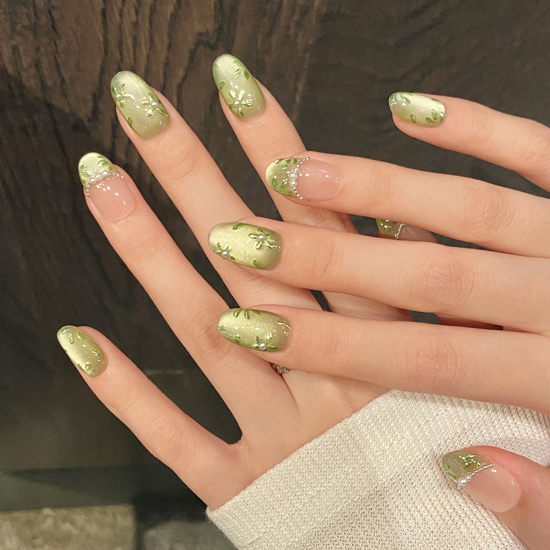 10pcs Handmade Press on Nails  - огляд і ціна Pressed Flower Art