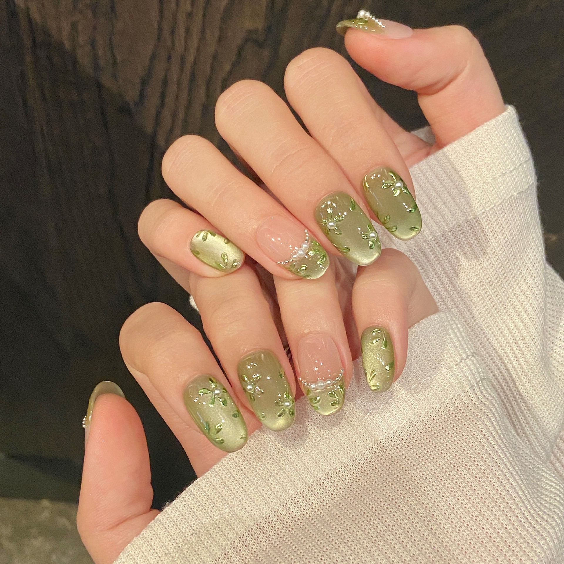 10pcs Handmade Press on Nails  - огляд і ціна Pressed Flower Art