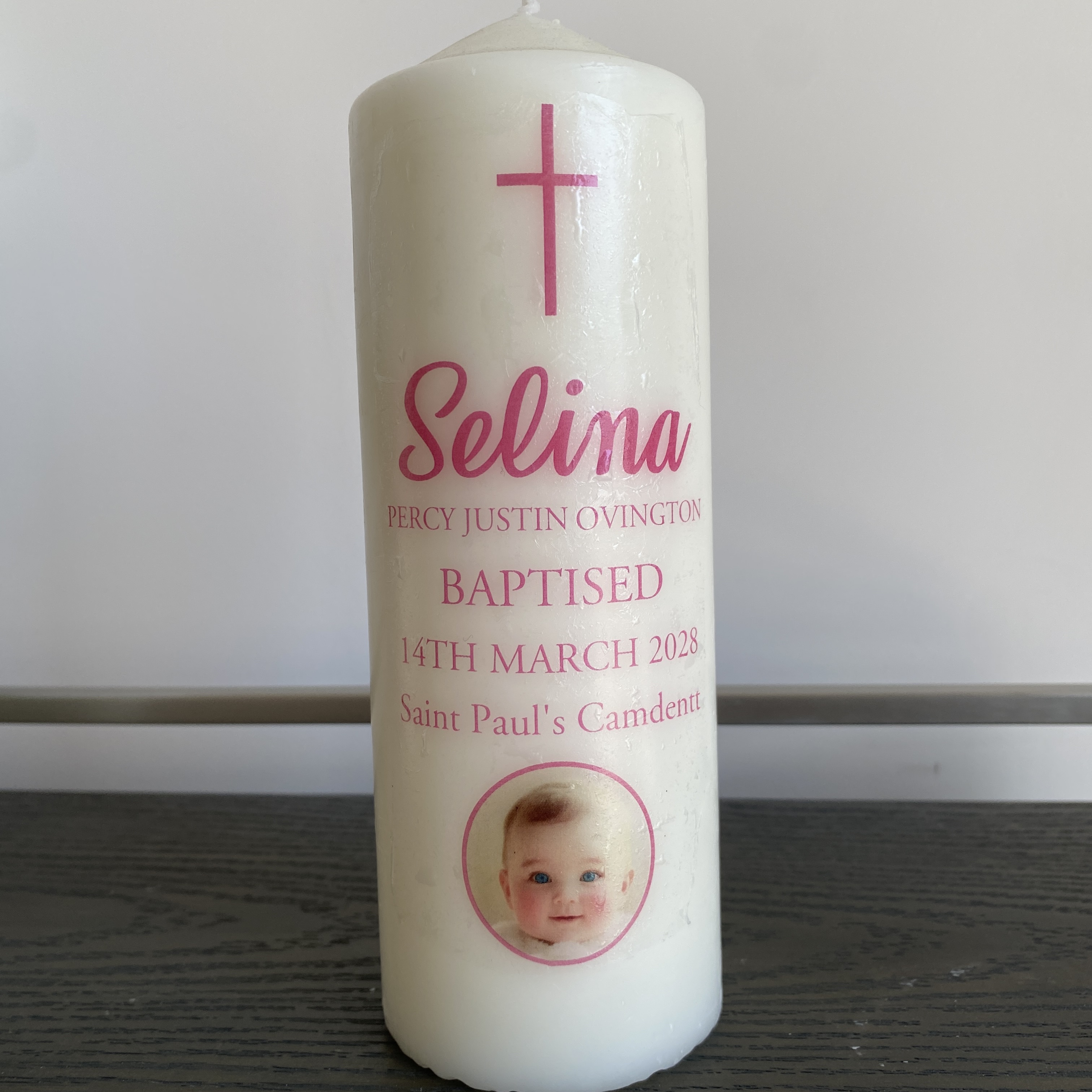 Custom Wedding Photo Stickers  - огляд і ціна Personalised Candle Label