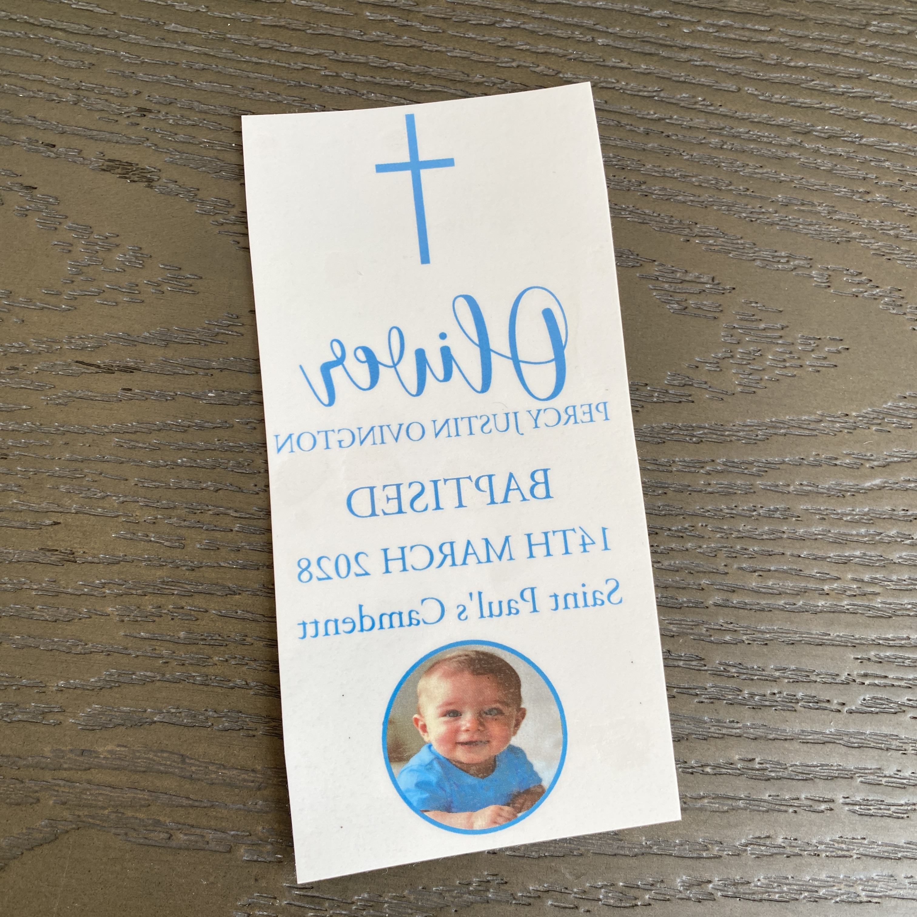Custom Wedding Photo Stickers  - огляд і ціна Personalised Candle Label