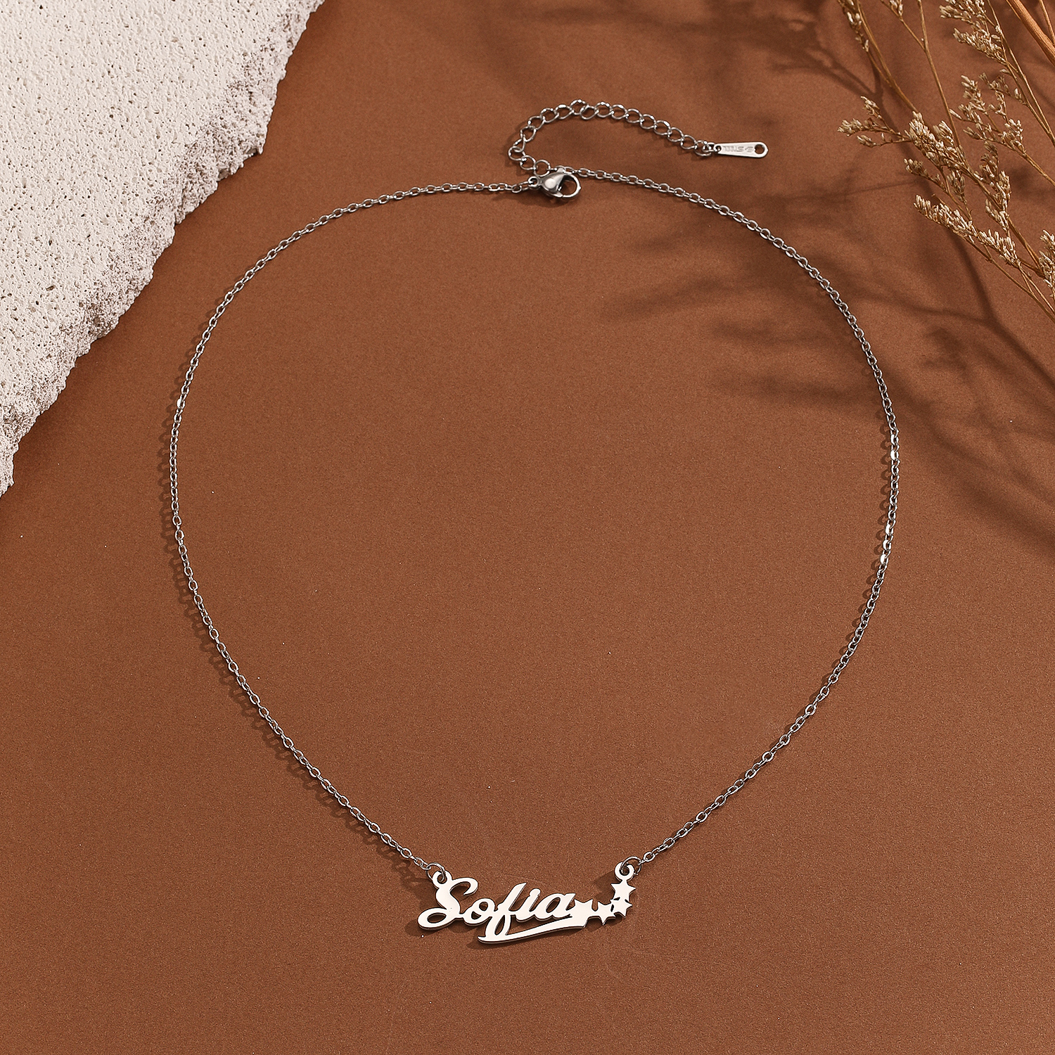 Stainless Steel Star Letter Pe - огляд і ціна Name Necklace Custom
