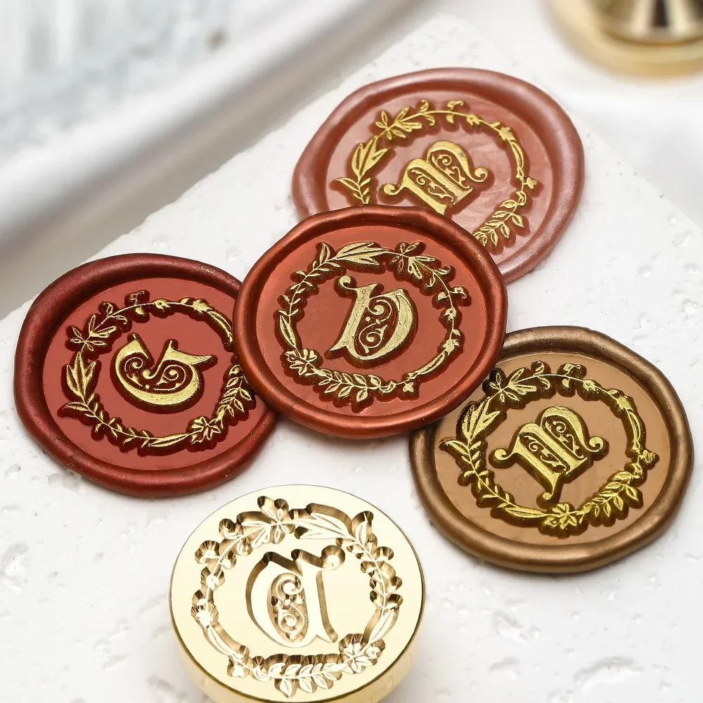 Flower wreath Letter Wax Seal  - огляд і ціна Wax Seal Letter Kit