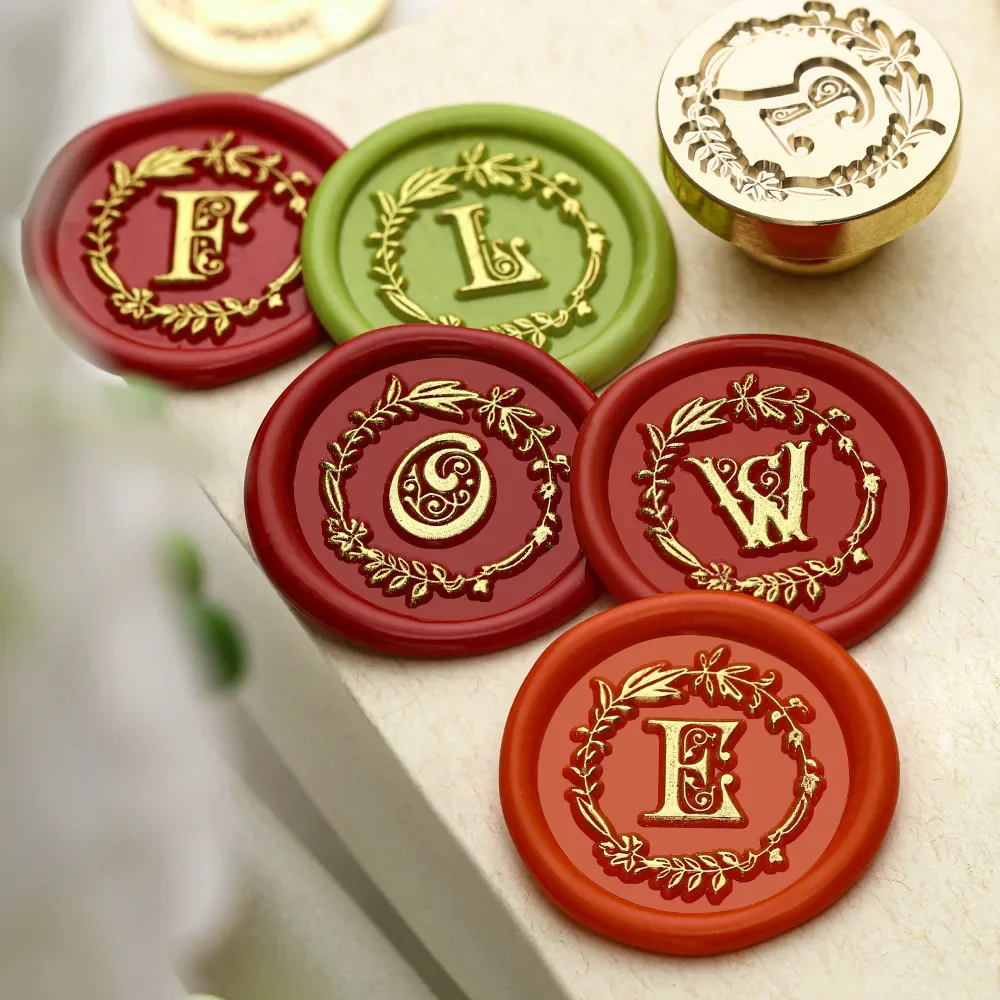 Flower wreath Letter Wax Seal  - огляд і ціна Wax Seal Letter Kit