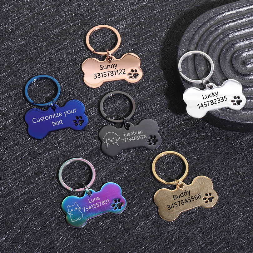 Custom Name Dog Tags Personali - огляд і ціна Pet Portrait Custom