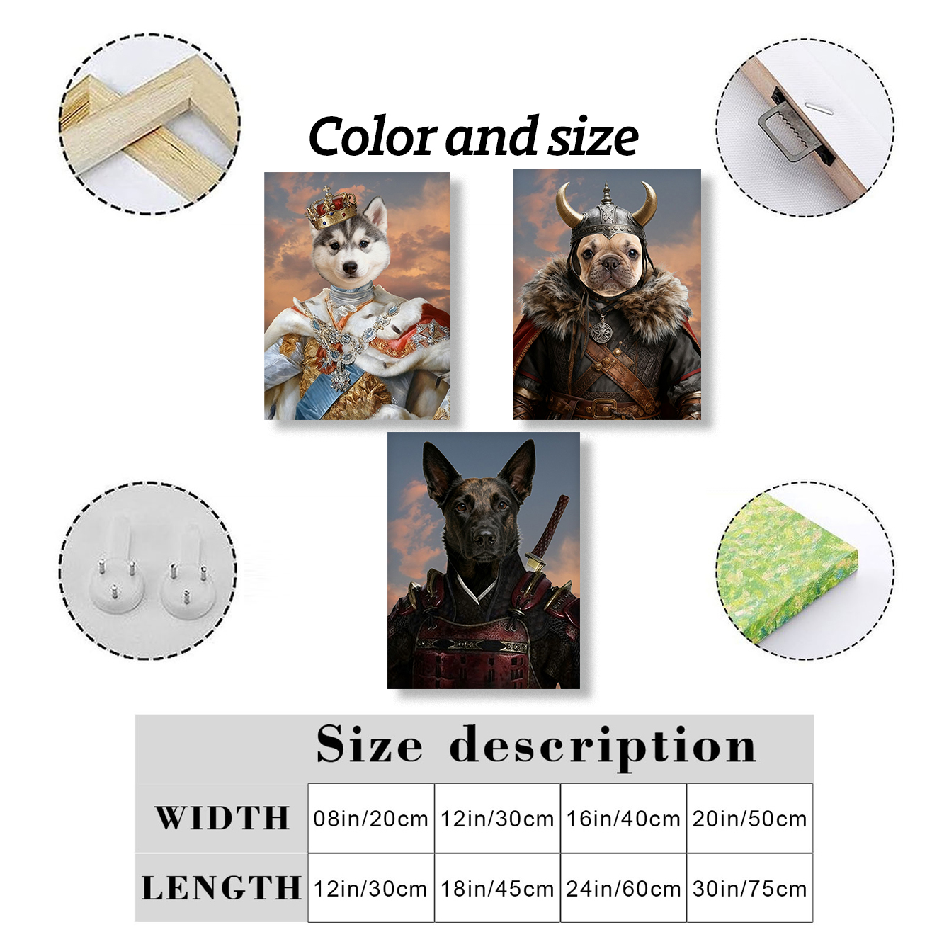 Customized Canvas Painting Roy - огляд і ціна Pet Portrait Custom