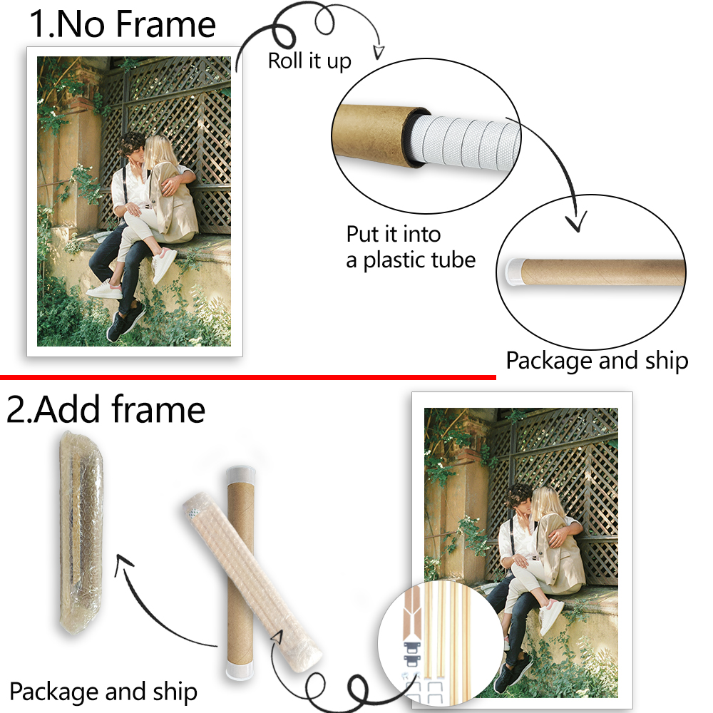 1 Pc Customized Photos on Canv - огляд і ціна Engraved Wood Frame