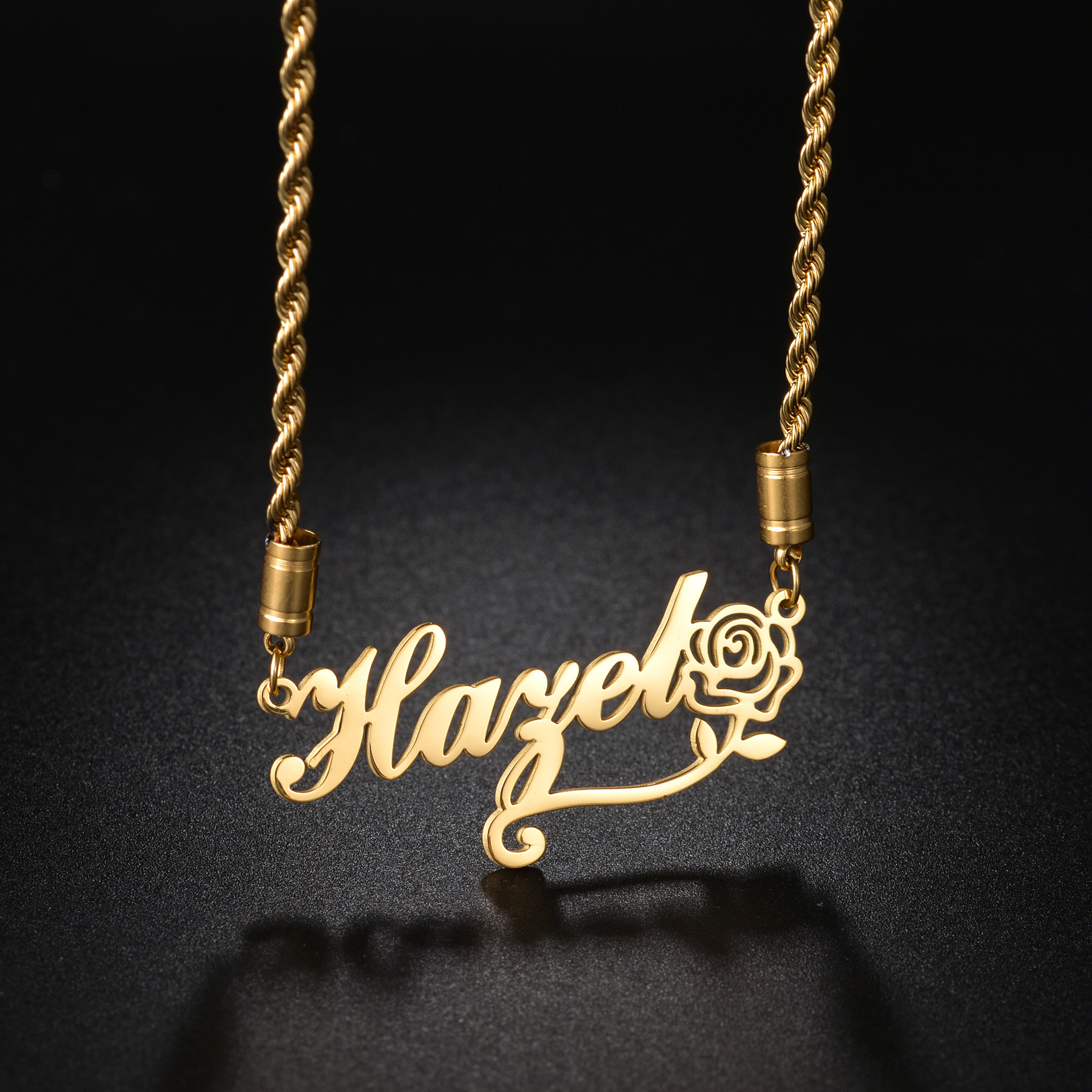 Atoztide Personalized Custom N - огляд і ціна Birth Flower Necklace