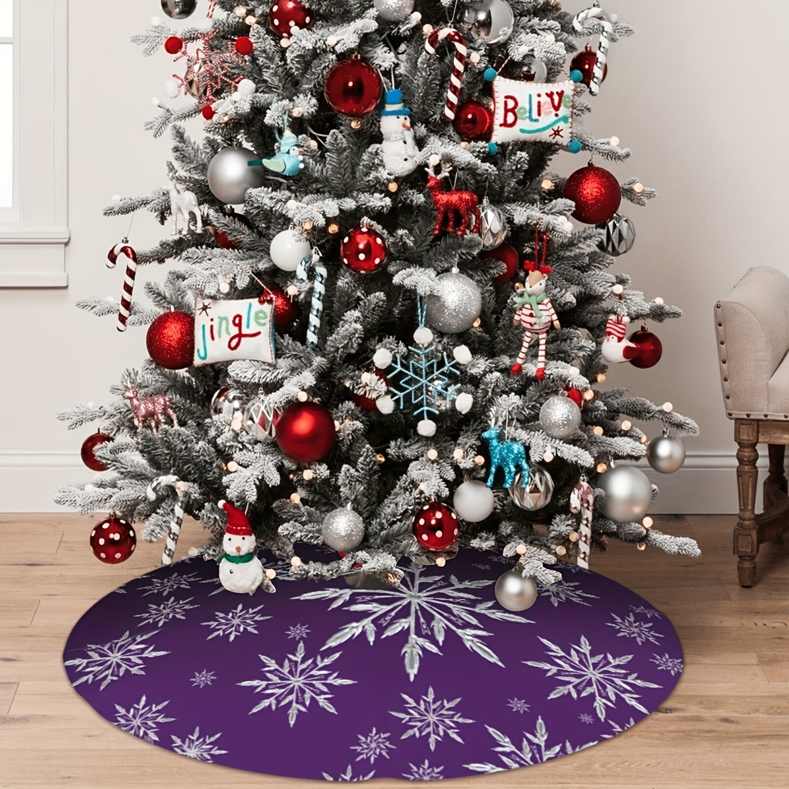 VIKAMA Deep Purple Snowflake P - огляд і ціна Family Tree Print