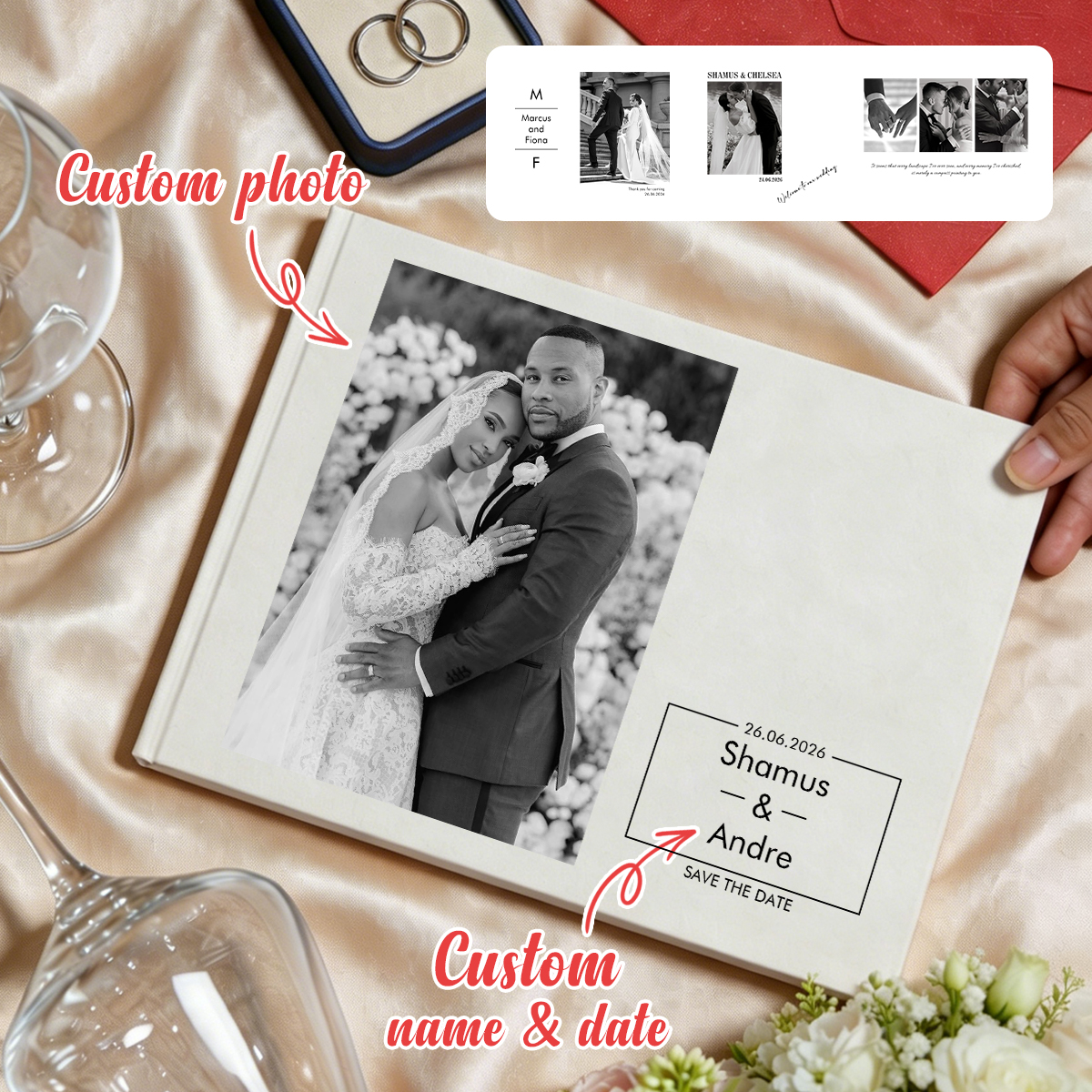 Customized wedding signature b - огляд і ціна Custom Photo Book
