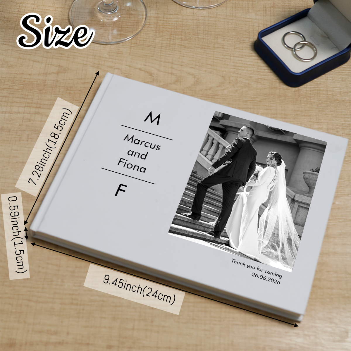 Customized wedding signature b - огляд і ціна Custom Photo Book