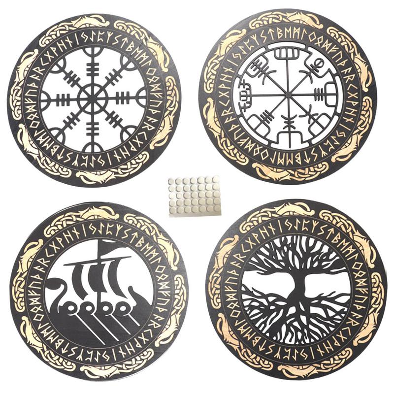 4PCS Set Wall Art Nordic Vikin - огляд і ціна Family Tree Print
