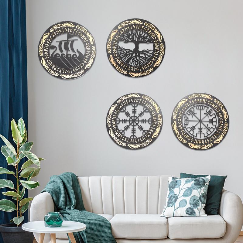 4PCS Set Wall Art Nordic Vikin - огляд і ціна Family Tree Print