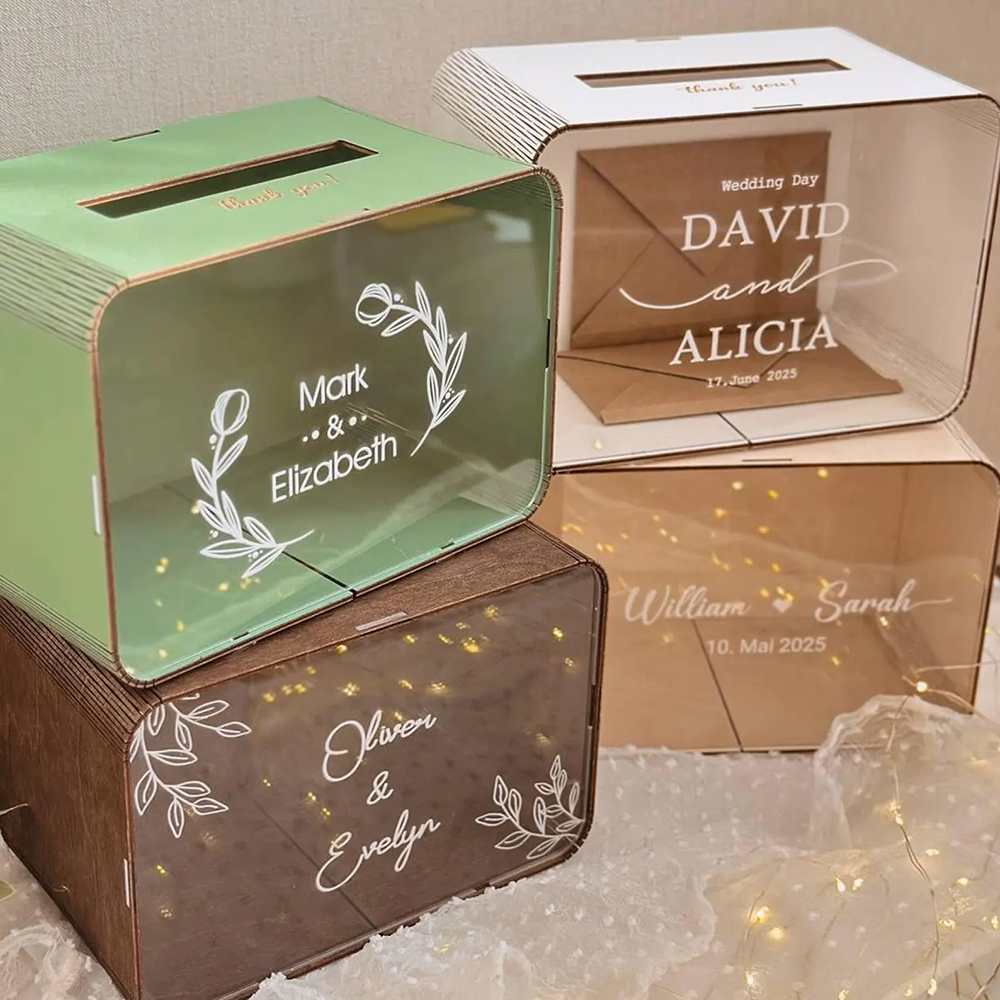 Custom Name Decals for Wedding - огляд і ціна Personalized Name Box