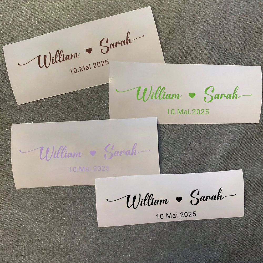 Custom Name Decals for Wedding - огляд і ціна Personalized Name Box