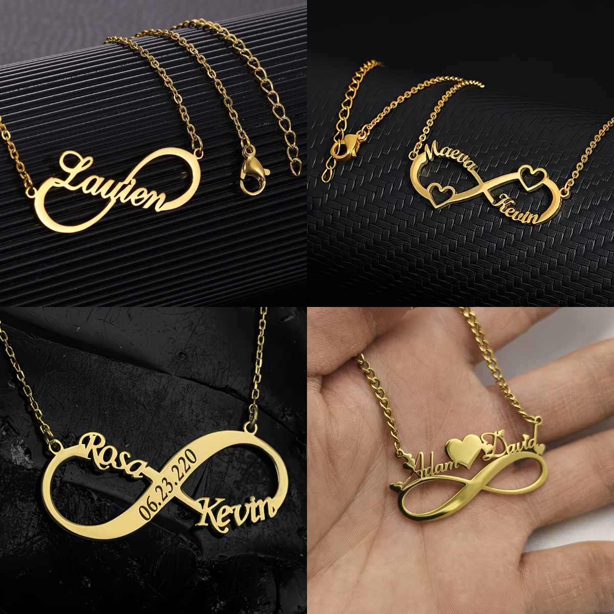 Custom Name Infinity Necklaces - огляд і ціна Name Necklace Custom