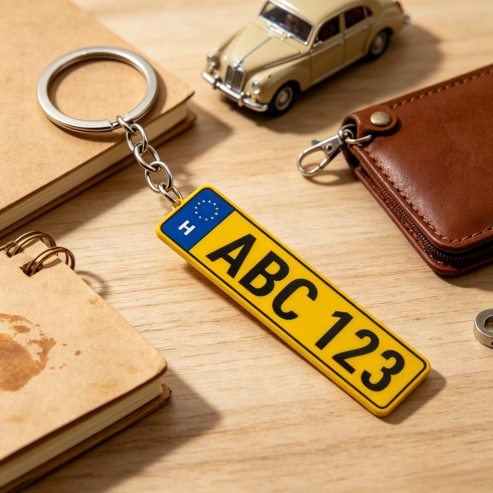 Personalized Acrylic License P - огляд і ціна Initial Ring Custom