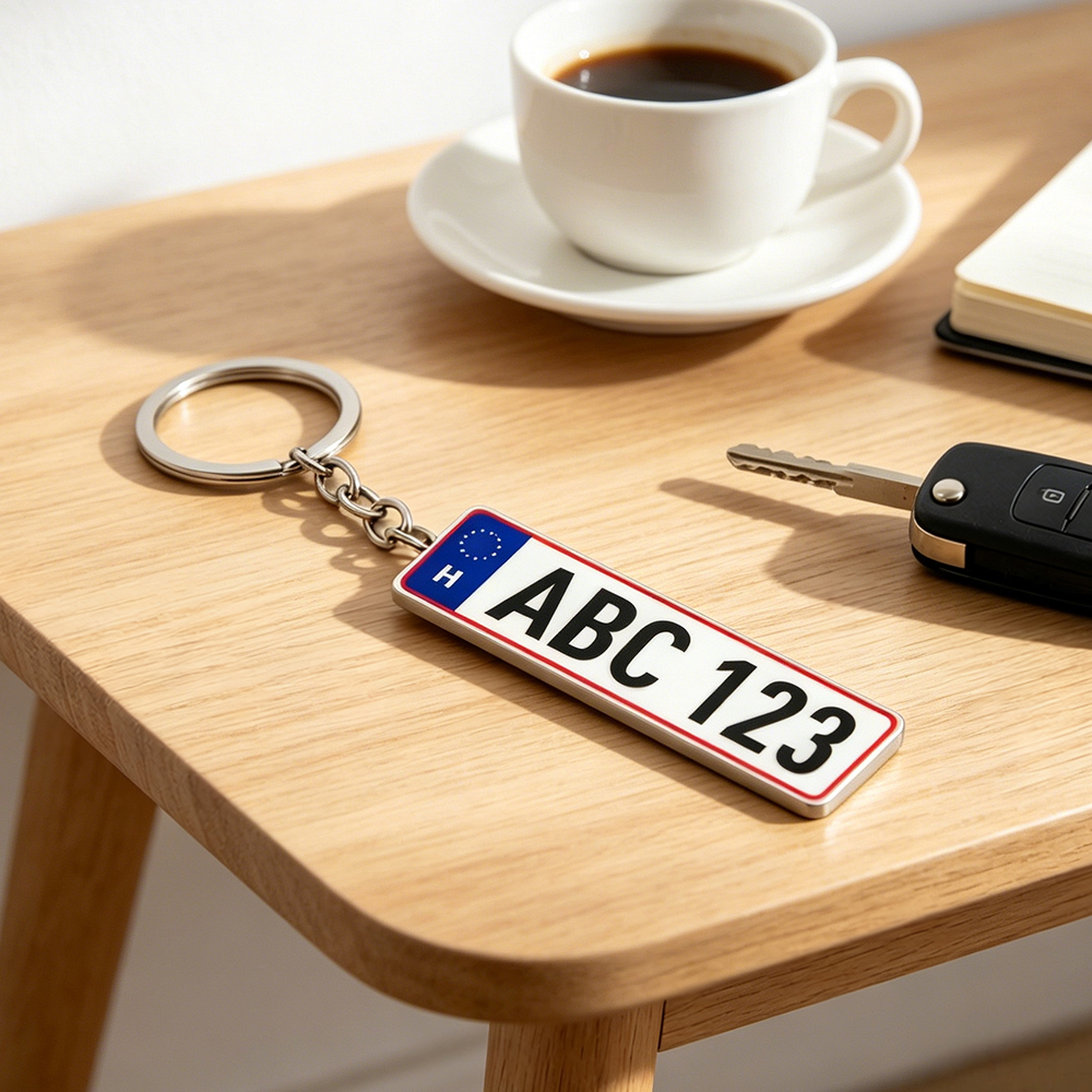 Personalized Acrylic License P - огляд і ціна Initial Ring Custom