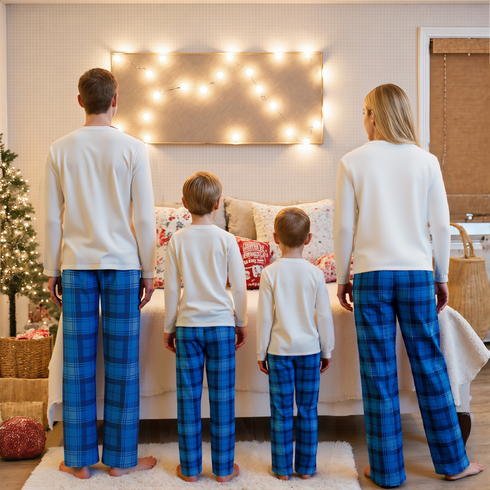 Family Matching Christmas Paja - огляд і ціна Family Tree Print