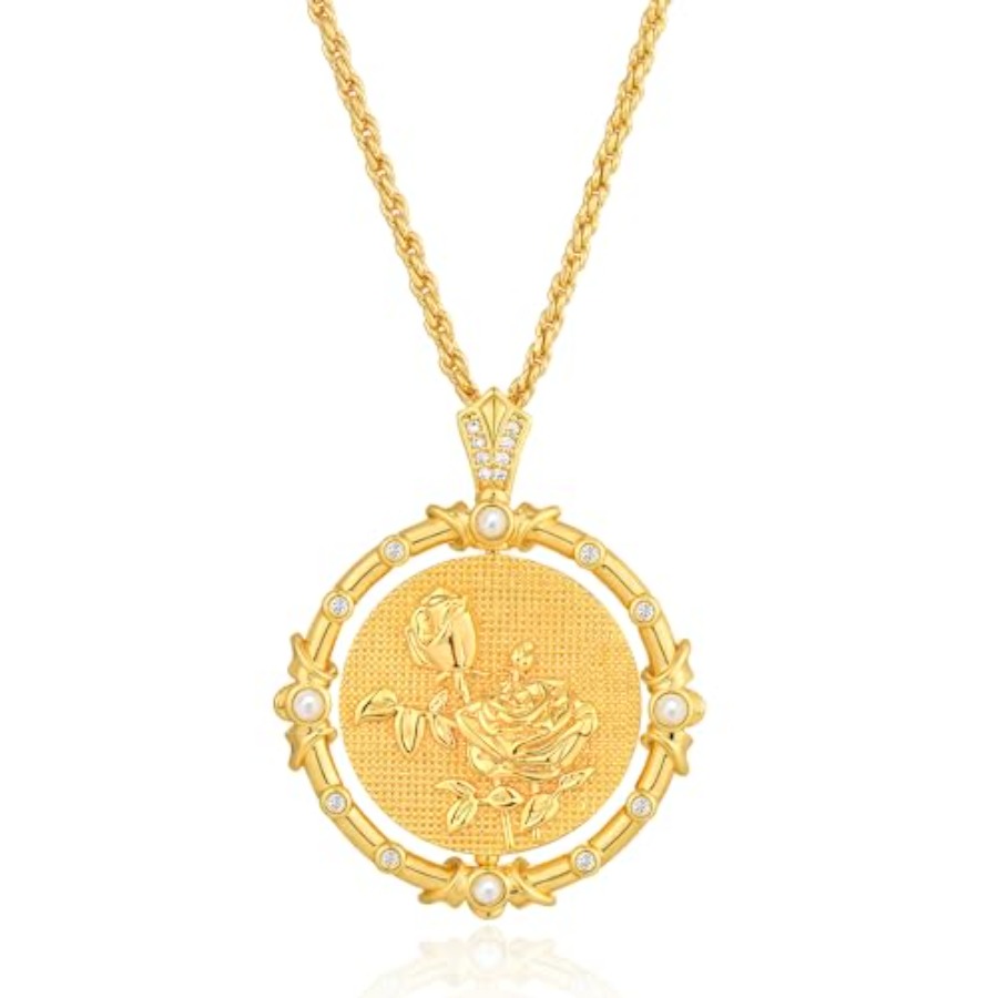 Fettero Gold Necklace for Wome - огляд і ціна Birth Flower Necklace