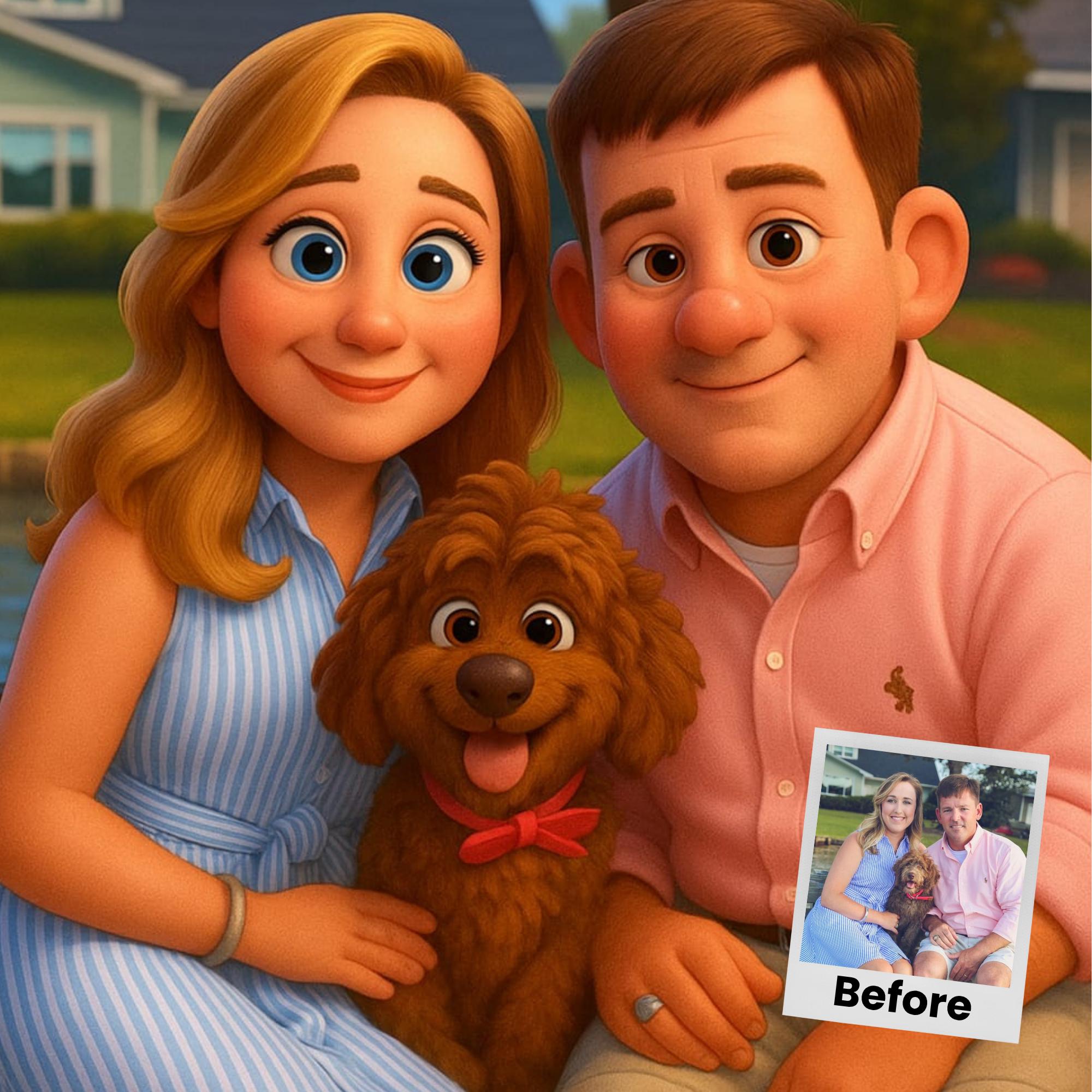 Custom Family Portrait Cartoon - огляд і ціна Custom Star Map