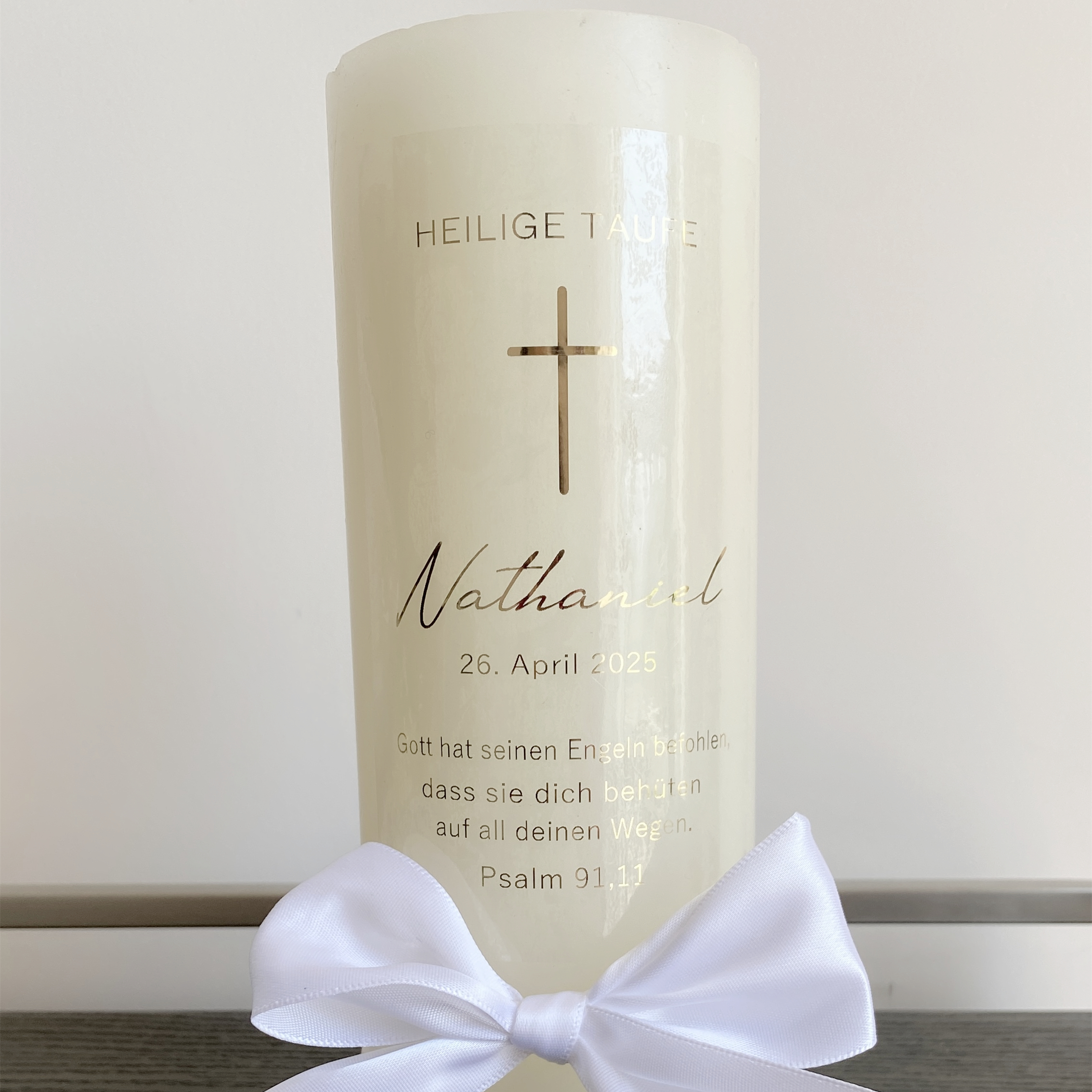 Personalized My Holy Baptism C - огляд і ціна Personalised Candle Label