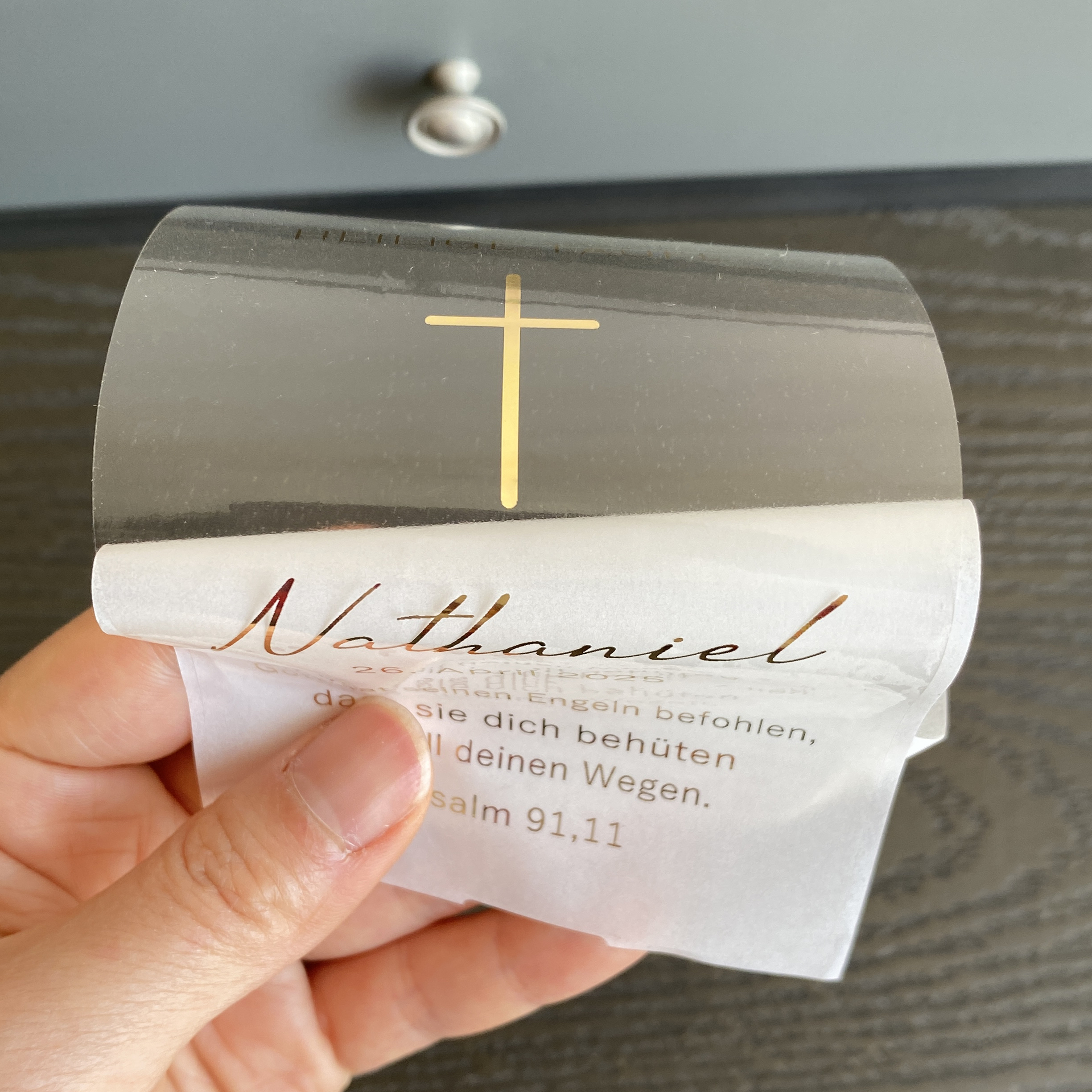 Personalized My Holy Baptism C - огляд і ціна Personalised Candle Label