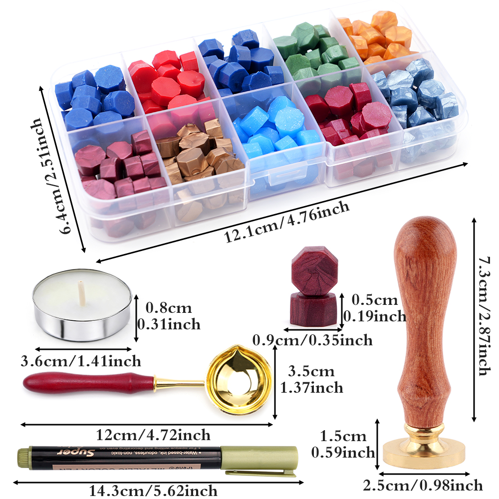 Alphabet Wax Seal Stamp Set -  - огляд і ціна Wax Seal Letter Kit