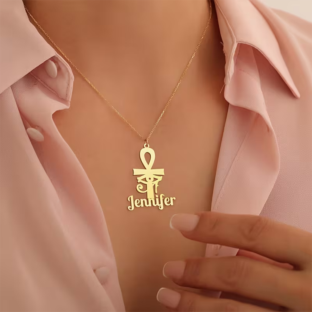 Custom Name Necklace Egyptian  - огляд і ціна Name Necklace Custom