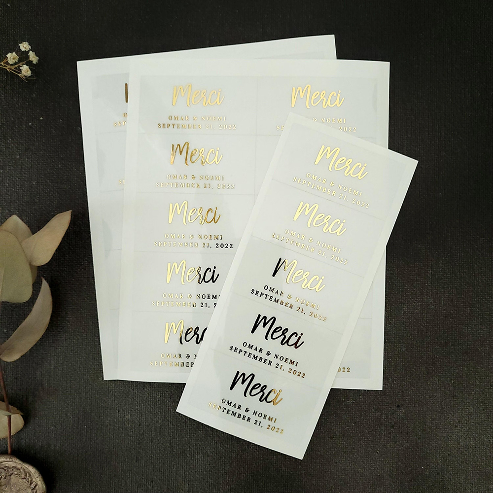 100pcs Custom Transparent Labe - огляд і ціна Personalised Candle Label